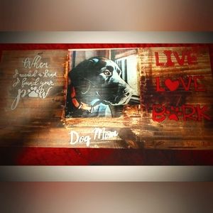 Picture to wood transfer sign